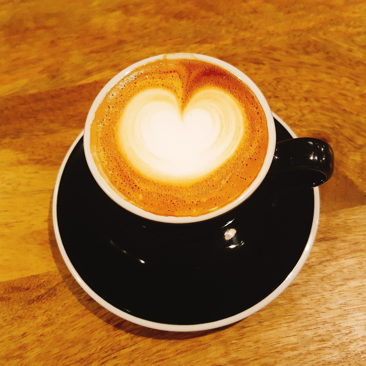 Latte art - sydän